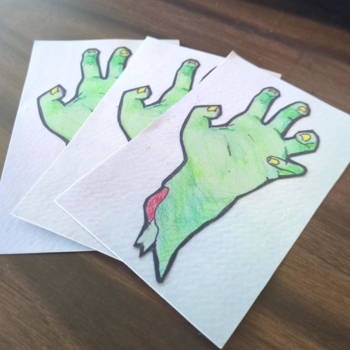 Dismembered hand